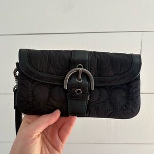 Coach Signature Hobo Wristlet